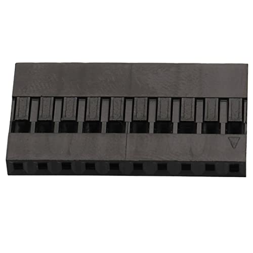 50Pcs 2.54mm 1x10P Connector Housing Female for Cable and Jumper Wire - size: 10P