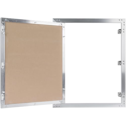16" x 20" Drywall Access Panel – Waterproof Aluminum Frame Gypsum Hatch – Wall & Ceiling Inspection Door – Easy Install Removable Cover for Plumbing, Electrical, Utility & Ventilation Access - size: 16 x 20