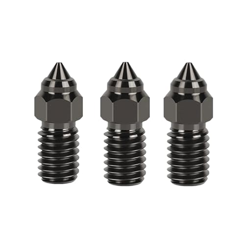 3 Pcs High-Speed Printing Hardened Steel Nozzle for Ender 3 V3 SE, Ender 5 3D Printer (Mix-3pcs) - size: Mix-3pcs