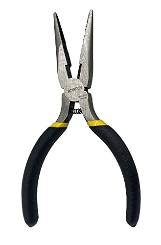 BOOSDEN 5 Inch Small Needle Nose Pliers Mini Jewelry Plier Spring Loaded - size: 5" (1 Pack)