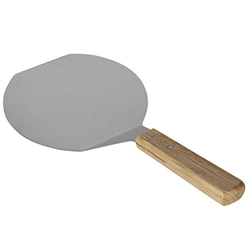 Extra-Large Stainless Steel Wide Spatula Turner Strong Wooden Handle - Dishwasher Safe Kitchen Utensil - Heavy Duty Oversized Metal Lifter Grilling, Cooking, Baking Cake & Cookies pancake spatula - size: 6.5" x 7.5"