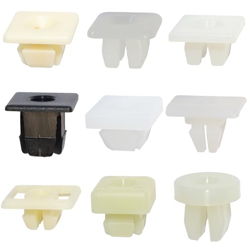 360pcs Grille & License Plate Headlight Bezel Nylon Nut #6,#8,#10,#12,#14 - size: 36 Size 360pcs B
