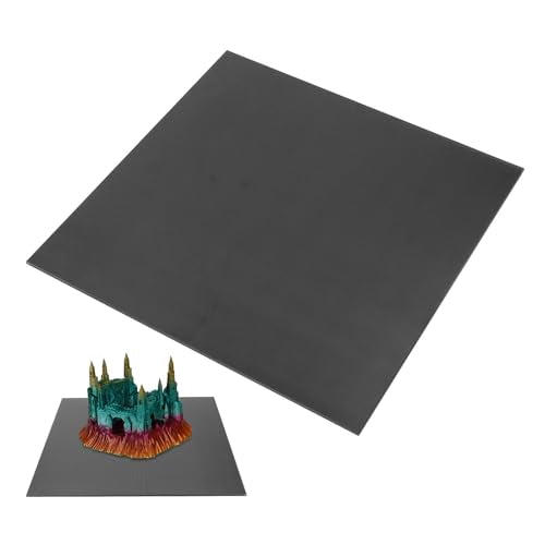 3D Printer Glass Build Plate, 377x370x4mm Printing Machine Bed Glass for Ender 5 Plus, 400℃ High Temperature, 3D Printer Accessories and Parts