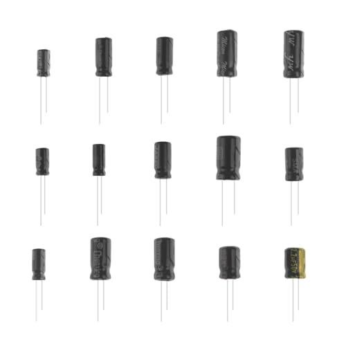 15 Values 200pcs Electrolytic Capacitor Assortment Kit - style: 200PCS (0.1uF-220uF)