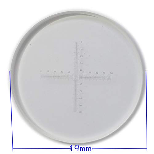 0.1mm High Precision Ocular Micrometer Microscope Micrometer Cross Microscope Calibration Ruler Slides The Micrometer Eyepiece