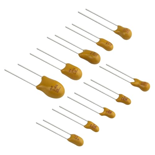 100Pcs 10Value 16V 1 uf - 100 uf Tantalum Capacitor Assorted Kit with A Plastic Box