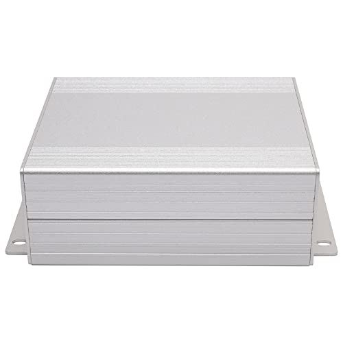 Aluminum Project Box 4.72x1.85x4.21in Split Enclosure for DIY PCB - size: Silver, 4.72*1.85*4.21 inch(LHW)