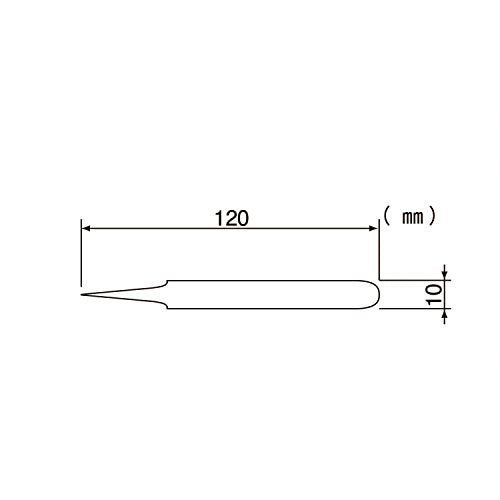 ENGINEER Engineer Titanium Tweezers PTN-02 - style: Tapered type: 4.7 inches (120 mm)
