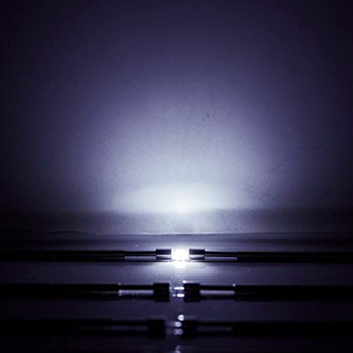 Chanzon 100 pcs SMD 0603 (1.6mm x 1.6mm)White LED Diode Lights (DC 3V 20mA) - color: A) White (100pcs)