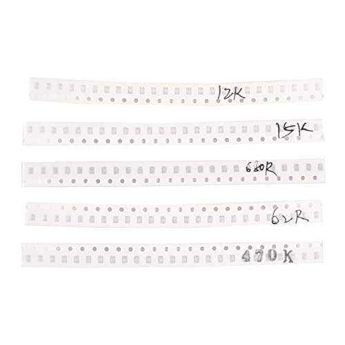 4500pcs 0603 0805 1206 SMD Resistor Kit 1% 0 ohm-10M ohm Chip Fixed Resistor Assortment Kit - style: 4500pcs Kits