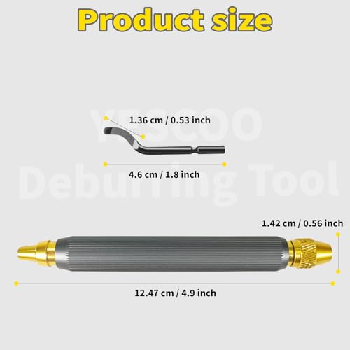 Deburring Tool 3D Printing, 10 Extra High Speed Steel Swivel Blades