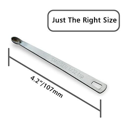 1PCS 1/32tsp(0.16ml) Mini Measuring Spoon, Small Teaspoon for Tiny Amounts - size: 1/32tsp|0.16 ml|0.16cc