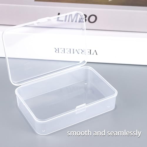 DUOFIRE Bead Organizer 6 Pack Clear Small Plastic Containers 3.5x2.4x0.9in - size: 3.5x2.4x0.9Inch(6 packs)