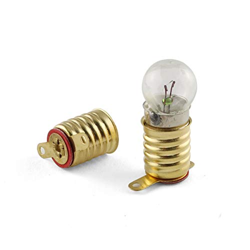 E-outstanding Electrical Circuit Experiment Tools Physics Science Lab Basic Circuit Learning Starter Kit Electricity Experiment Set 10 3.8V Bulb, 1 Battery Box, 1 Switch Button, 2 Wires, 2 Lamps