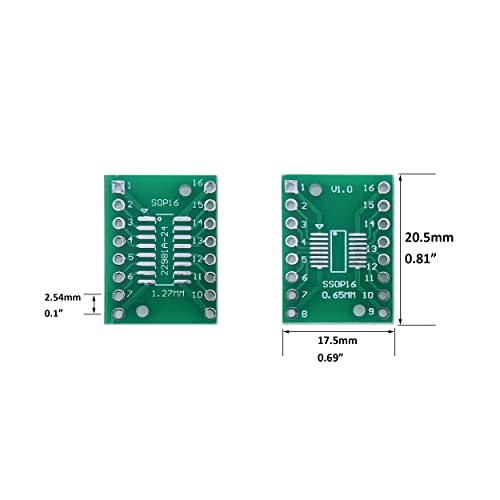 20pcs SSOP16 SOP16 Universal DIP Breakout Board - size: 20pcs SSOP16/SOP16