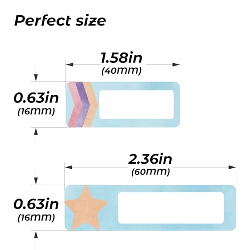 Graffiti Waterproof Stickers Labels Kit 320PCS Durable, Washable, Sticky Self-Adhesive Tags with Marker, Hand-Drawn Cartoon Designs for Water Bottles,Containers, Office Room, Kitchen - color: Line