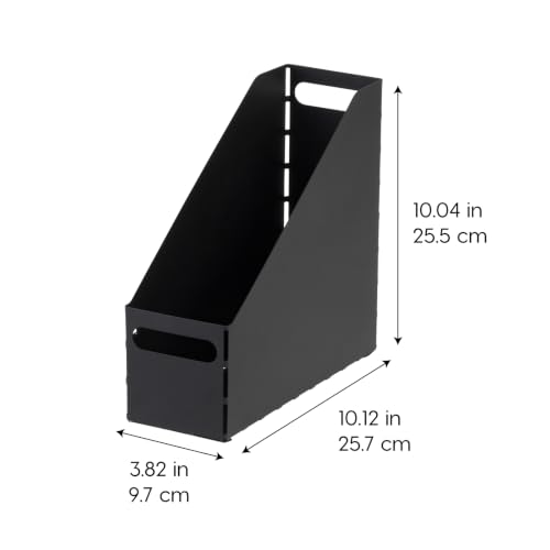 IRIS USA 6-Pack Magazine Holder Organizer, Black - color: Black, style: Magazine Holder - 6 Pack