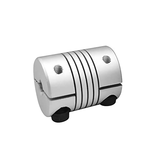 8mm to 8mm Stepper Motor Shaft Coupling 30mm Length 25mm Diameter Shaft Coupler Aluminum Alloy Joint Connector for 3D Printer CNC Machine DIY Encoder - size: 8mm to 8mm