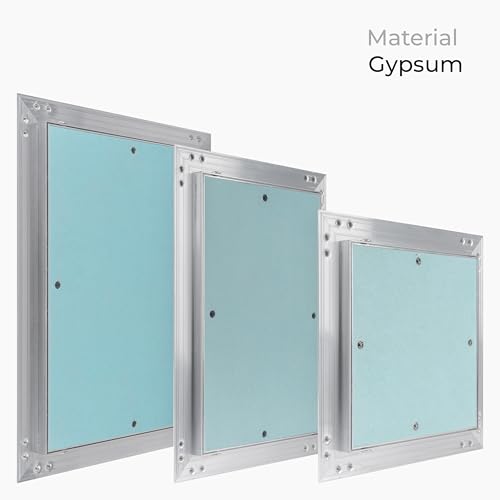 12" x 24" Inch Wall Access Panel - Waterproof Drywall Panel & Aluminum Frame Crawl Space Hatch Door - Plumbing Access Panel for Wall & Ceiling, HVAC - Drywall Access, Cover - size: 12 x 24