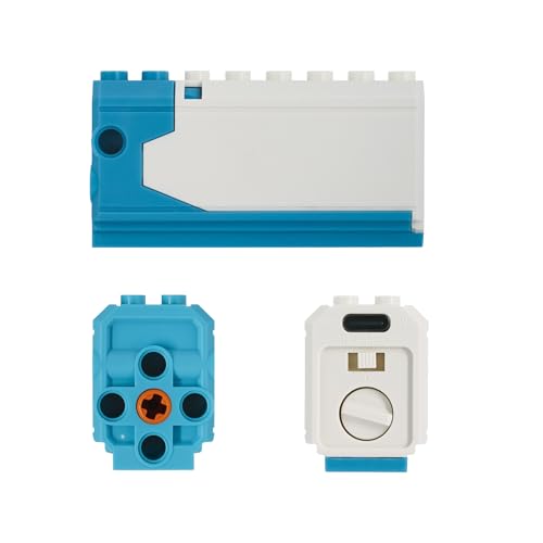 2-Pack Rechargeable Motor Compatible with LEGO, Adjustable Speed & Reversible Control, USB C Charging Block Motor for DIY Building Blocks Projects - color: Rechargeable Motor, size: 2 PCS
