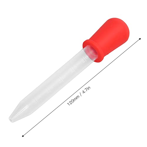 Liquid Dropper Pipettes DIY Calibrated Silicone Transfer Droppers Clear Eye Plastic with Bulb Tip dose Dropper