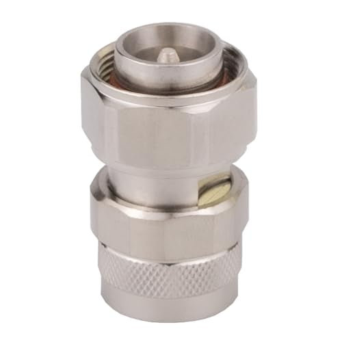 4.3/10 Mini Din Male to N Male Adapter 4.3-10 MiniDIN to N Adaptor Low PIM 160dBc - color: 4.3-10 Male to N Male