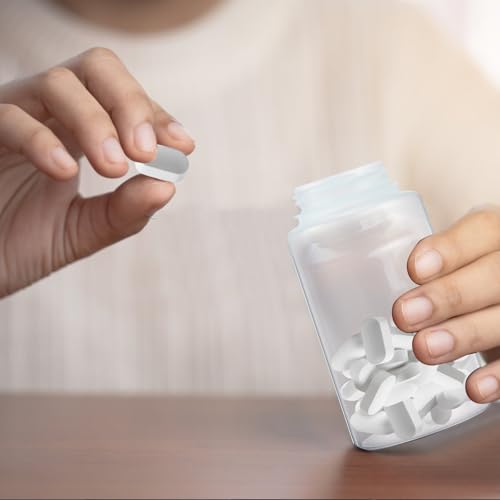 24 Pcs 16oz/500ml Plastic Sample Bottles with 4 Label Sheets Leak Proof Containers Laboratory Grade Wide Mouth Reagent Bottles with Lids Clear Liquid Storage Containers for Lab Classroom Home