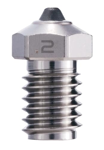 Diamondback V6 Compatible Nozzle, Diamond Tip, Nickel-Plated Copper, 0.2mm - size: 0.2mm Nickel Plated Copper