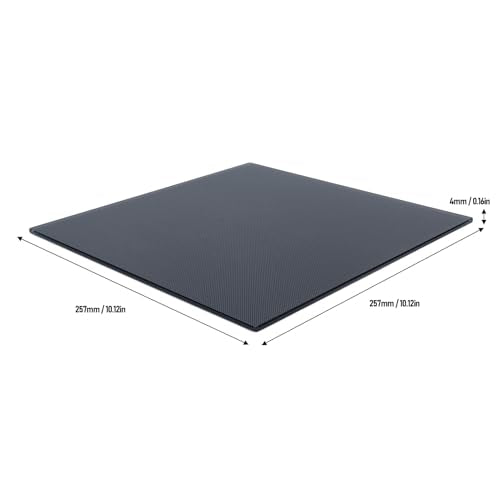 Special Glass Build Plate, Borosilicate Glass, Composite Coating, 400, for 3D Printer Print Bed, 257x257x4mm with Magnetic Base for Bambu P1S