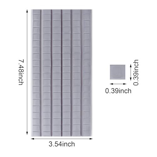 Feosky Adhesive Poster Sticky Tack Putty, Reusable and Removable Adhesive Putty, Mounting Putty for displaying Wall Paintings, Picture, Decoration, Crafts (Grey, Pack of 3) - color: Grey, size: 3Pack