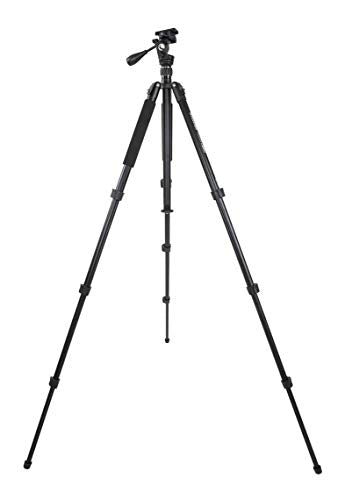 Celestron Hummingbird Fast Action Pan Tilt Head Tripod - Excellent Choice for a Spotting Scope, Binocular or Camera, Black (82051) & NexYZ 3-Axis Smartphone Adapter, Black