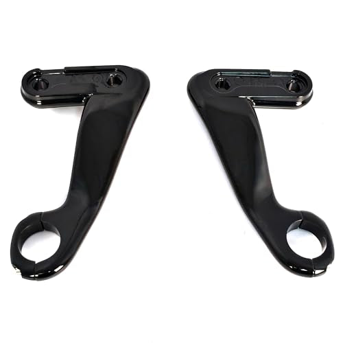 Motorcycle Fairing Support Bracket Front Fairing Support Kit compatiable for Harley Road Glide Ultra FLTRU, Custom FLTRX 2010-2013 (Black) - color: Black