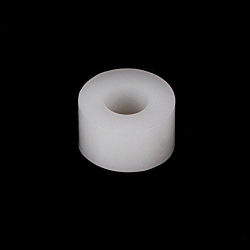 uxcell Round Spacers Washers ABS OD 7mm ID 3mm Height 4mm for M3 Screws