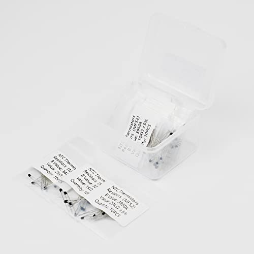NTC Thermistors Resistors MF52 3950K 10 Values 100PCS Kit Assortment