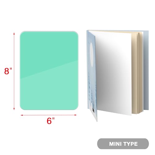 Mint Mini Desktop Pure Glass Whiteboard, Small Glass Dry-Erase Whiteboard - color: Mint