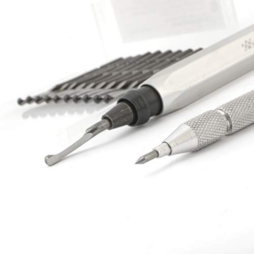 AFA Tooling Deburring Tool & Tungsten Carbide Scribe, CNC Anodized Handle - style: Deburring & Carbide Scribe Kit