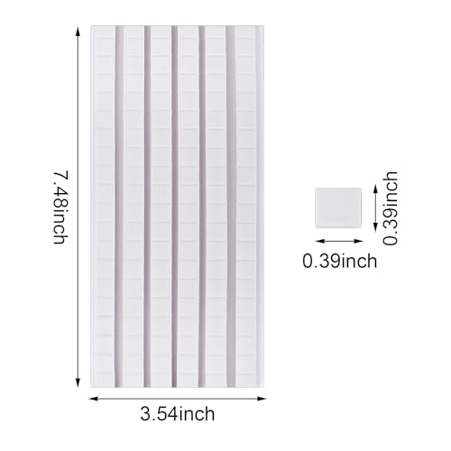 Feosky Adhesive Poster Sticky Tack Putty, Reusable and Removable Adhesive Putty, Mounting Putty for displaying Wall Paintings, Picture, Decoration, Crafts (White,Pack of 2) - color: White, size: 2Pack