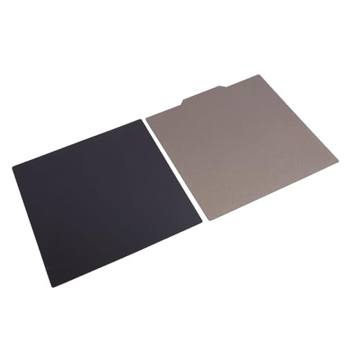 3D Printer Build Plate, 250x250mm Flexible Magnetic PEI Print Bed, Textured Carbon Fiber PET Surface, Removable Spring Steel Sheet for Easy Adhesion and Smooth Release