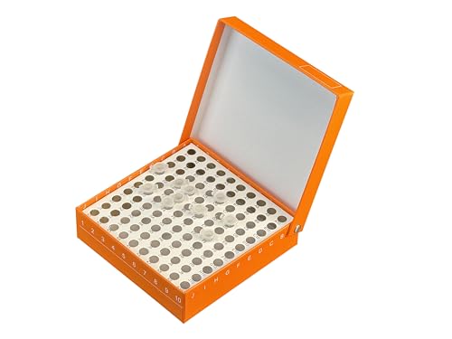 Cardboard Cryogenic Vial Storage Boxes Cryobox and Dividers 50ml 16well Pack of 2 - size: 50ML-16 Wells