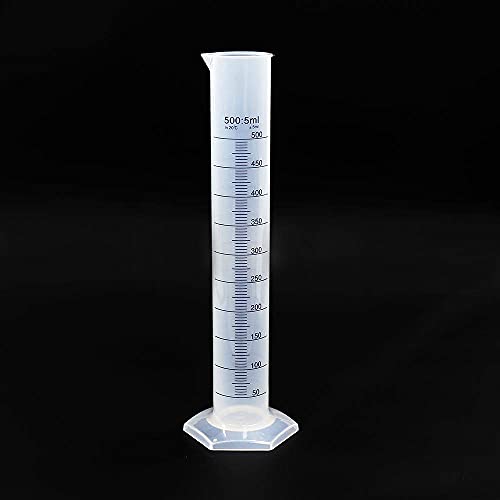 2pcs 500ml Plastic Autoclavable Graduated Cylinders, LVF001 - color: 2pcs 500ml