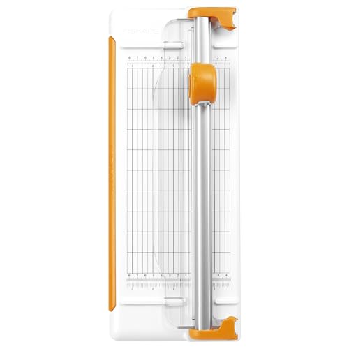 Fiskars Rotary Paper Cutter, Compact & Portable, 12" Cut Length