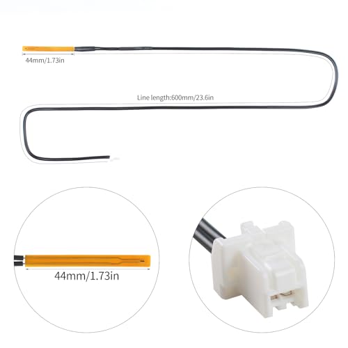 FYSETC MK4 MK4S Prusa Hot Bed Part - MK3.9 Original Heatbed Thermistor Replacement: NTC 3950 100K ohm Temp Sensor High Resist Tape 3D Printer Accessories