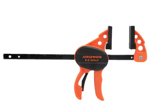 Jorgensen 33804 E-Z HOLD 4-Inch Hobby/Craft Clamp, black/brown
