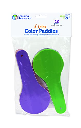 Learning Resources Color Paddles, Set of 18