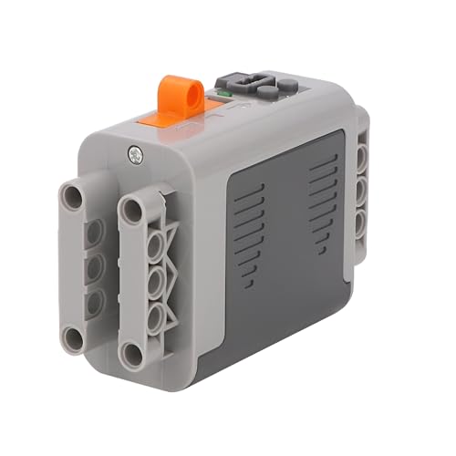 Battery Box for LEGO Bricks, Case for 1.5V 6xAA Battery Pack with PTC Overload Protection - color: Battery-Box