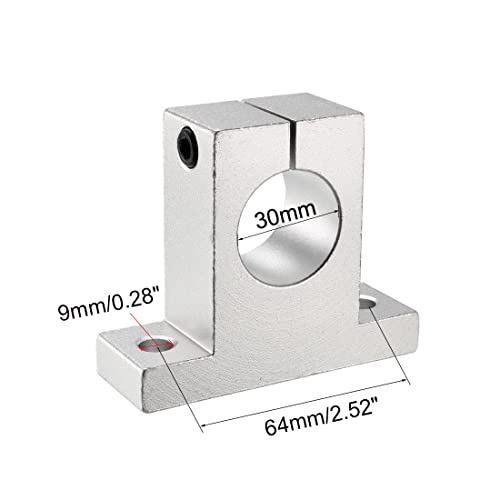 4pcs SK30 Aluminum Linear Rod Rail Shaft Support 30mm Linear Motion Guides for CNC 3D Printer - size: 30mm, style: SK