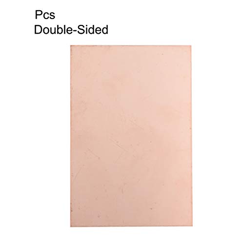 uxcell Double-Sided Copper Clad Laminate PCB Circuit Board, FR4 150x100mm 5.91x3.94 inch, 1.5mm Thickness DIY Prototyping PCB Board, Name Board - size: 150mmx100mmx1.5mm