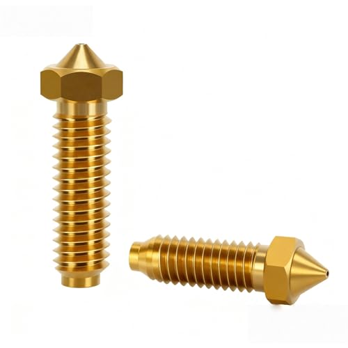 4 Pack 0.2mm 0.6mm 0.8mm 1.0mm+ 4 Pack 0.4mm Brass Nozzle for Anycubic kobra2, Upgrade Nozzle High Temperature Resistant High Precision 3D Printer Parts(8 Pack)
