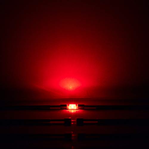 CHANZON 100 pcs SMD 1206 (3.2mm x 1.6mm) Red LED Diode Lights (DC 2V 20mA) - color: B) Red (100pcs)