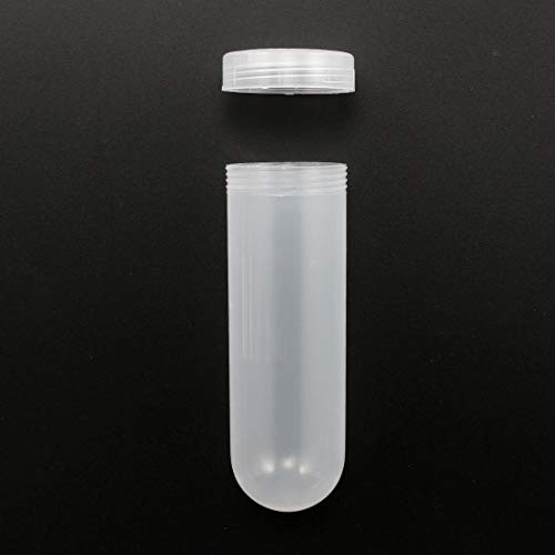 uxcell 10 Pcs 100ml Plastic Graduated Centrifuge Tubes with Screw-on Cap